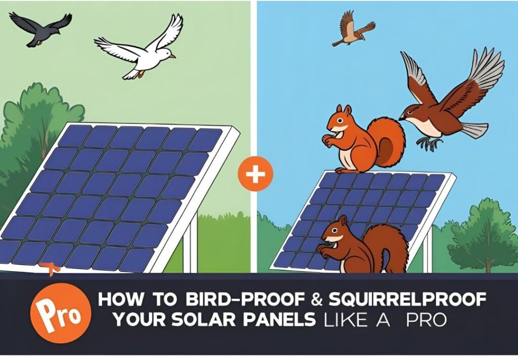How to Bird-Proof & Squirrel-Proof Your Solar Panels Like a Pro
