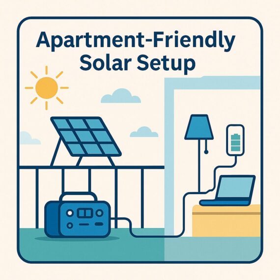 apartment friendly solar setup