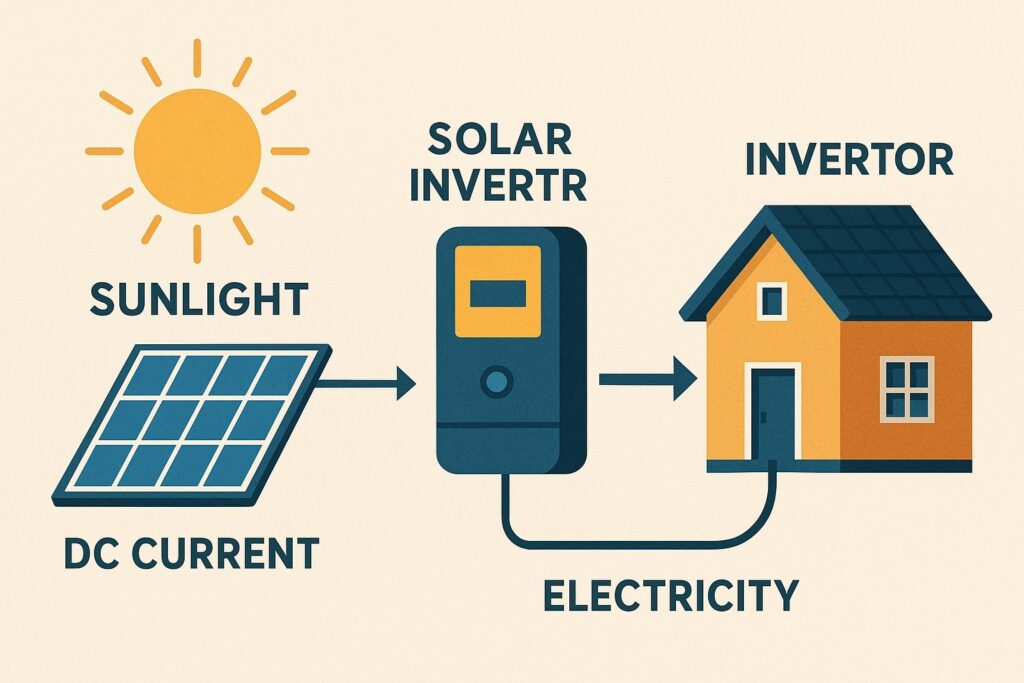 Solar Inverter Use Diagram